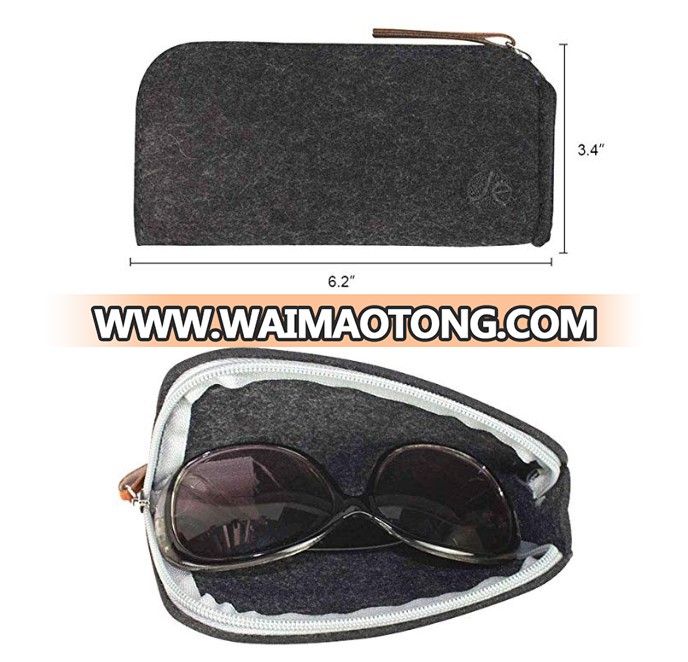 Multi Colors Felt Slip In Eyeglass Cases Sunglass  and Reading Glasses