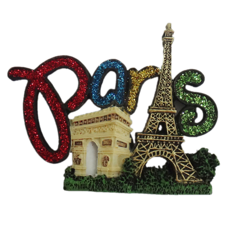 Best selling cheap eiffel tower souvenir magnets paris