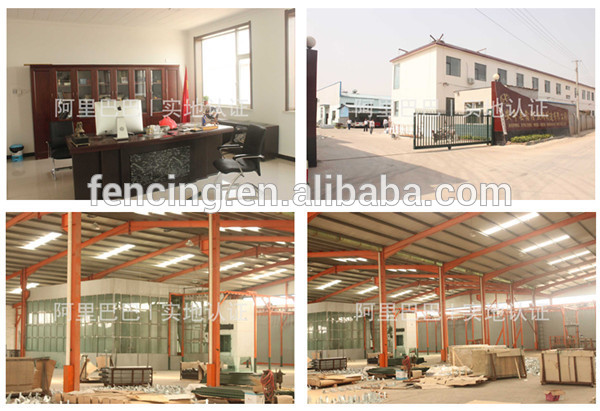 Anping factory Metal Pedestrian Facility Fence For Works