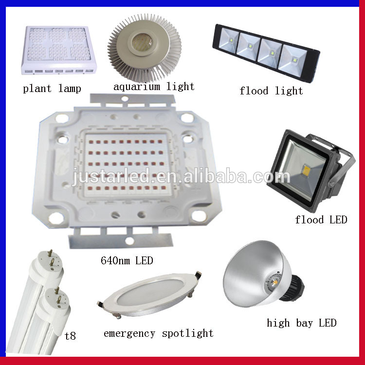 high lumen rgbw high power with Epistar/Bridgelux 45mil chip 30w led chip