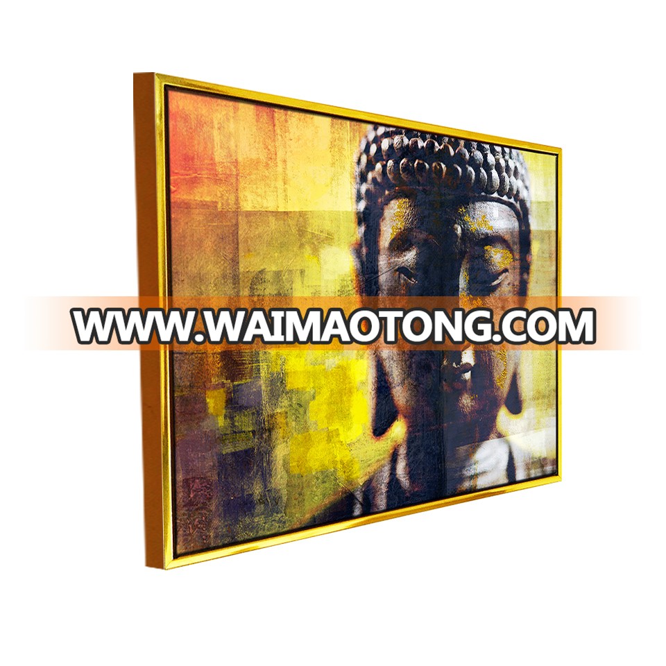 Best price custom painting Buddha wall framed canvas art