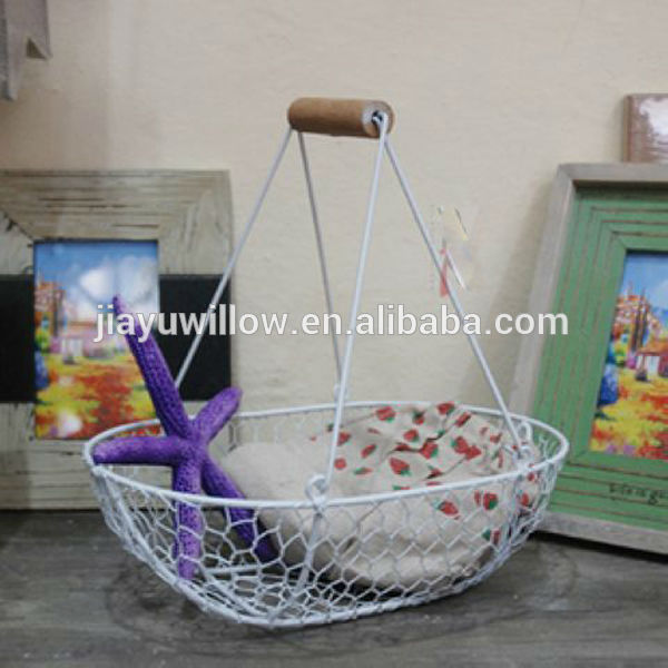 Small wholesale wire baskets wire bread baskets stainless steel wire mesh baskets