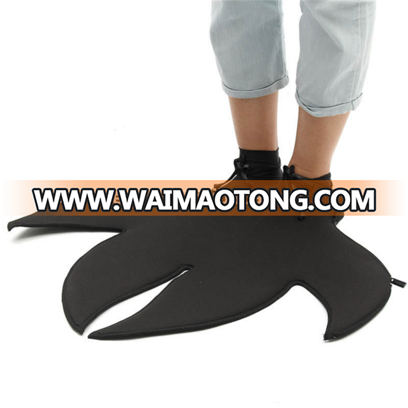 New Arrival Black Adult /Kids Size Mermaid Swimming Flippers 1.8mm Thick PC Swimming Fins Equipment