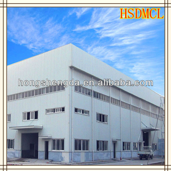 A large steel plant, warehouse, workshop made in HSD on china