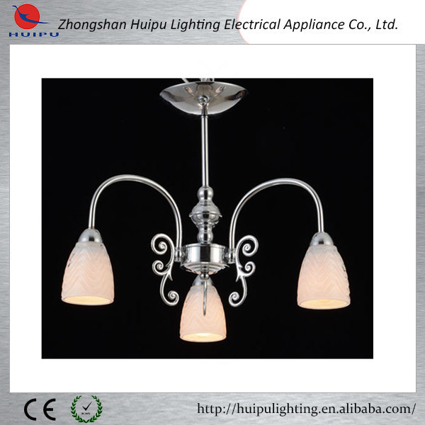 Modern high quality beautiful glass shade home lamp  chandelier pendant light with E14 lamp holder 5 light pendant light