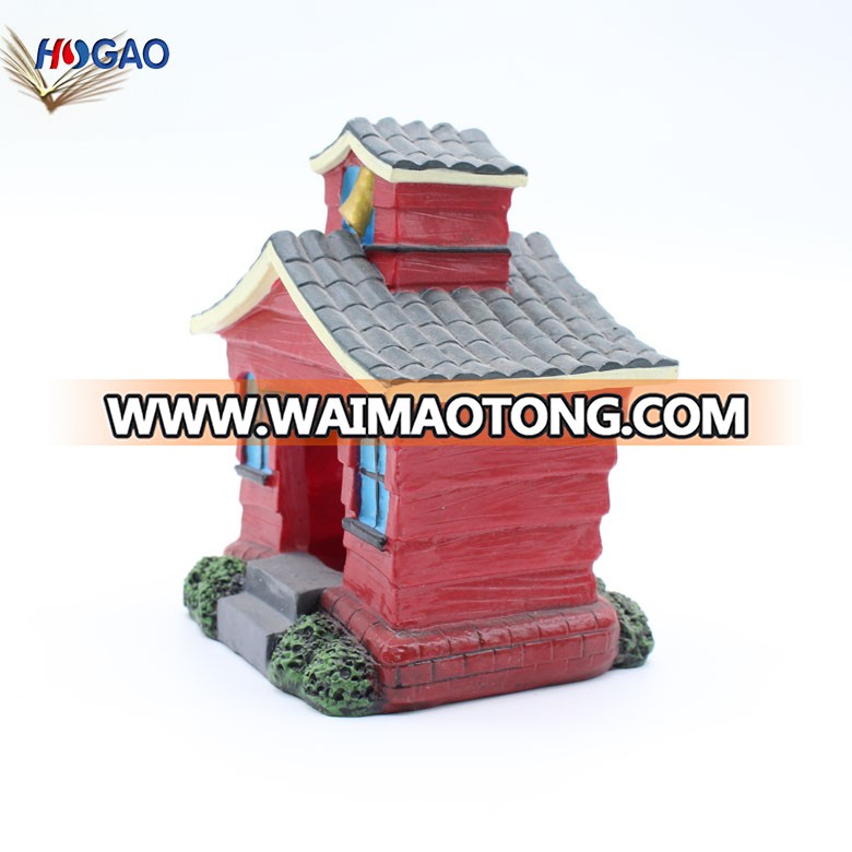 Wholesale creative statue resin miniature model "fish school" house