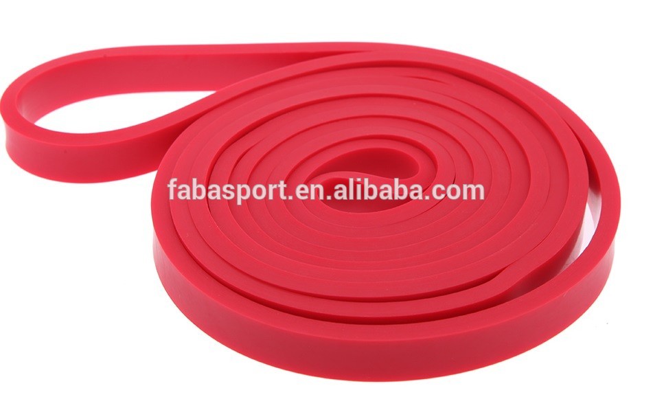 latex resistance band body gym power training powerlifting pull up red for wholesale