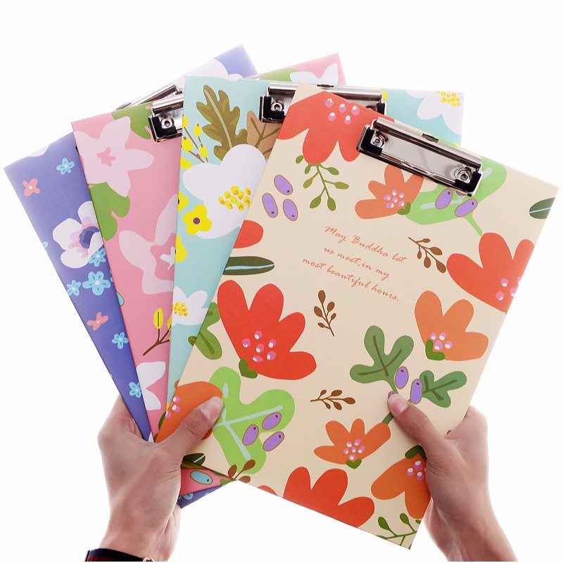 Creative Cute Tablet Office Paper Folder Powder Students Writing Board A4 Filing Products