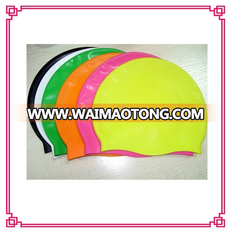 Adult Women Men size Silicone Swim Gel Swim Cap Flexible Durable Bathing Cap