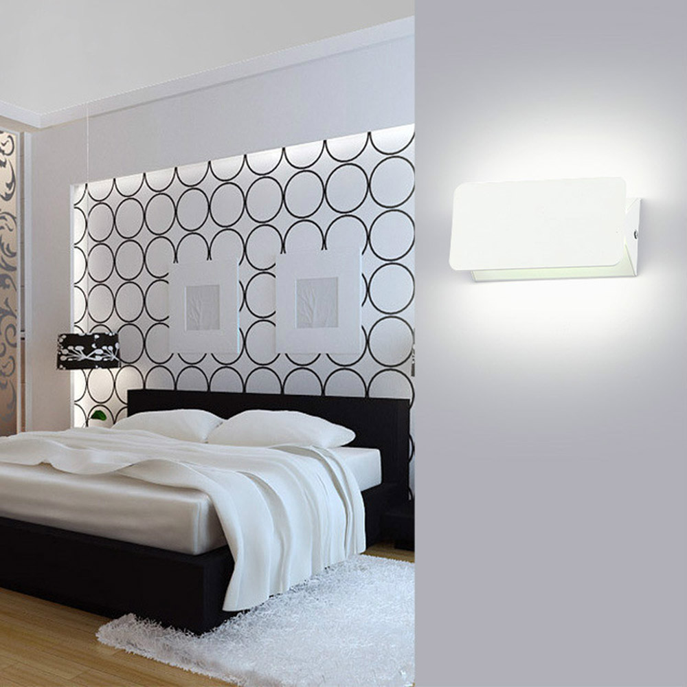 Aluminum white/black square adjustable LED wall lights 5W 10W up and down led wall lighting