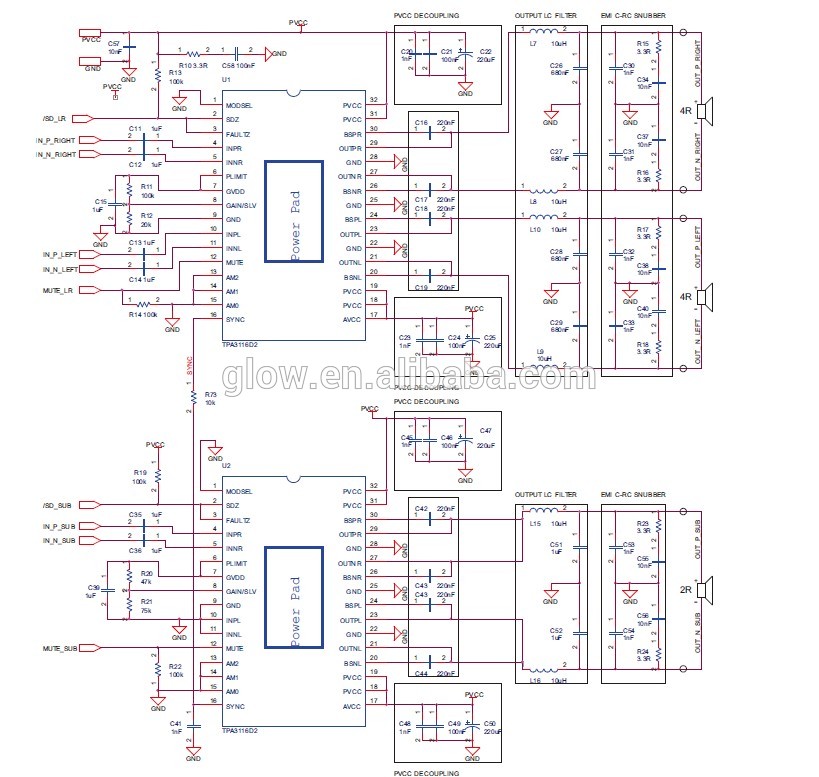 New and Original TPA3118D2 integrated circuit