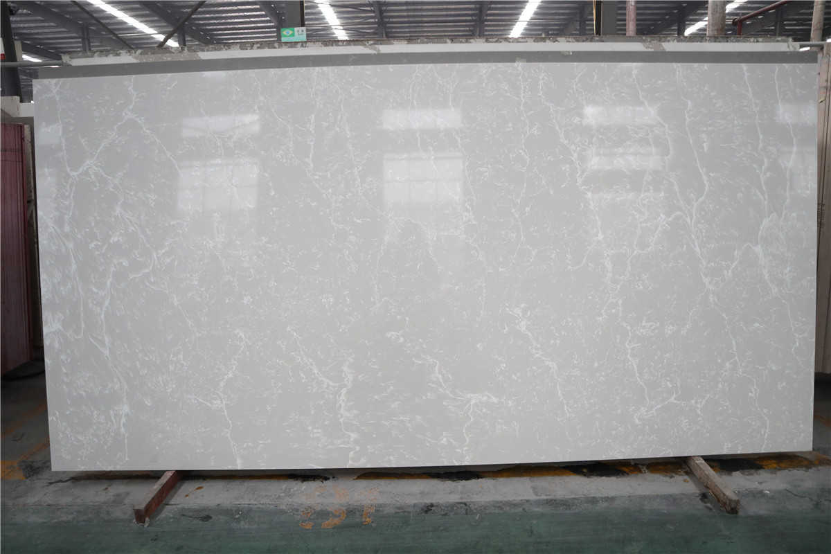 Calacatta quartz stone 1546 , calacatta marble, Calacatta Quartz Slab