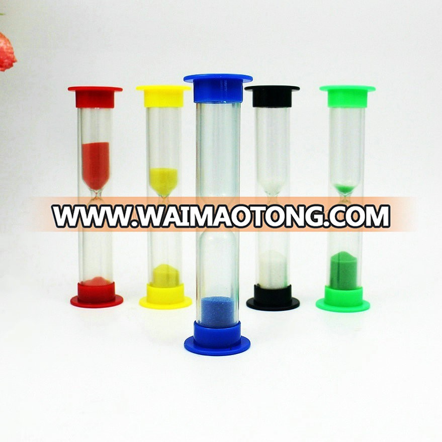 Kids Educational Toys Color Mini Plastic Hourglass 30 Second For Promotion