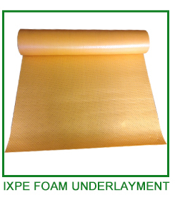 Standard 3mm White EPE Backing With Silver Film Laminate Flooring Underlayment