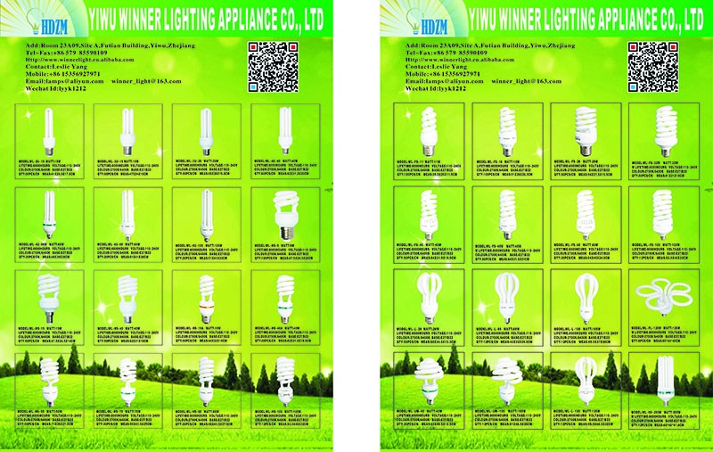 18w 30w 65w 85w Lotus Lamp Energy Saving CFL Light E27 Christmas CFL Bulb