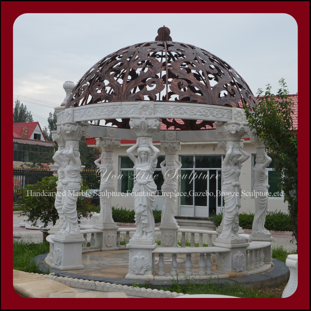 Hand Carved Wholesale Marble Garden Gazebo