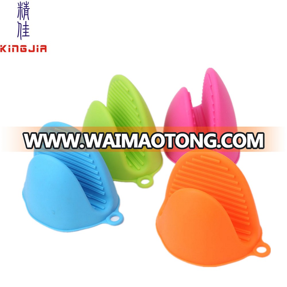 Heat Resistant Oven Mitts Silicone Rubber And Pot Grabber Pot Holder