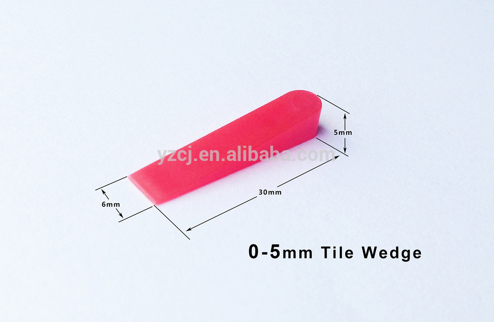 3/16" 0.5-5mm range plastic tile wedges