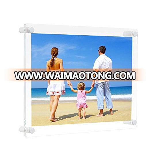 Factory Wholesale Customzie Acrylic Clear Wall Hanging Photo Frame