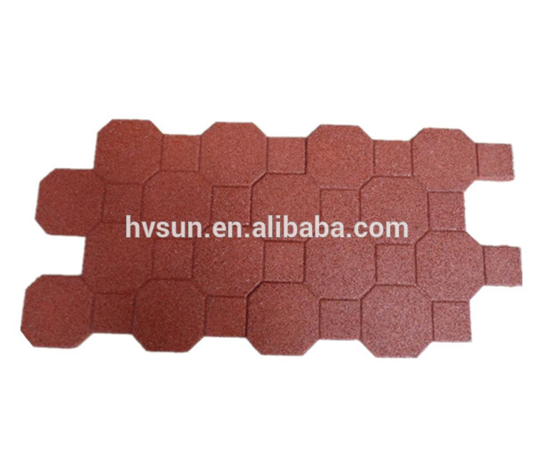 2018 China Best Quality and Anti-slip outdoor safety kindergarten kids play rubber tile