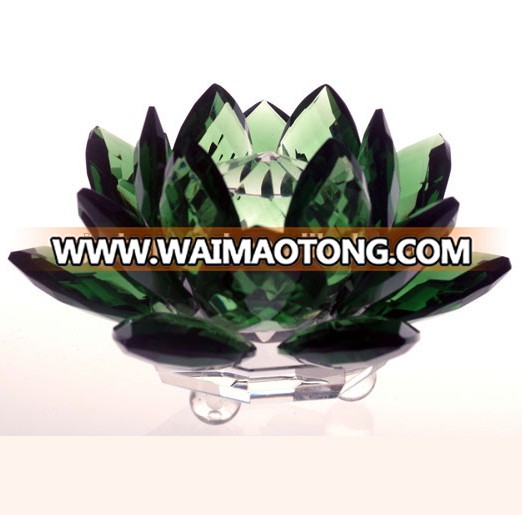 high quality crystal green lotus flower MH-H0062