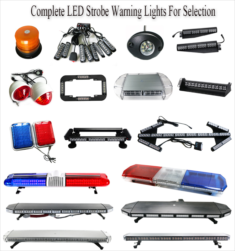 Customize 40W split mount visor strobe lights,used car truck multi color led emergency visor light bar with take down