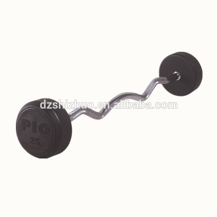 Commercial Fitness Bodybuilding Equipment Free Weight Straight Barbell Weight Lifting Fixed Straight Barbell AP15