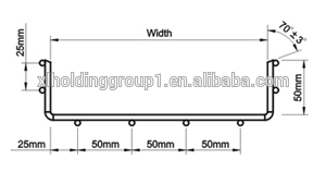 steel wire mesh cable tray in galvanized steel