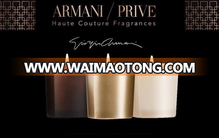 100% Pure Natural Soy Candle in Metallic Candle Holder