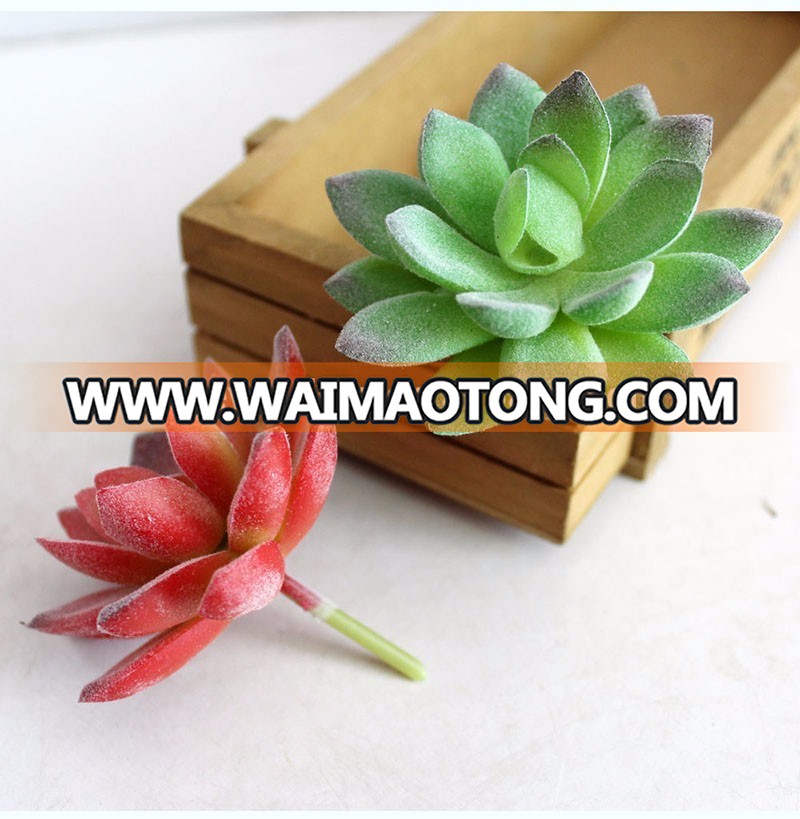 Factory fake plant mini artificial plastic lotus flower succulent plants