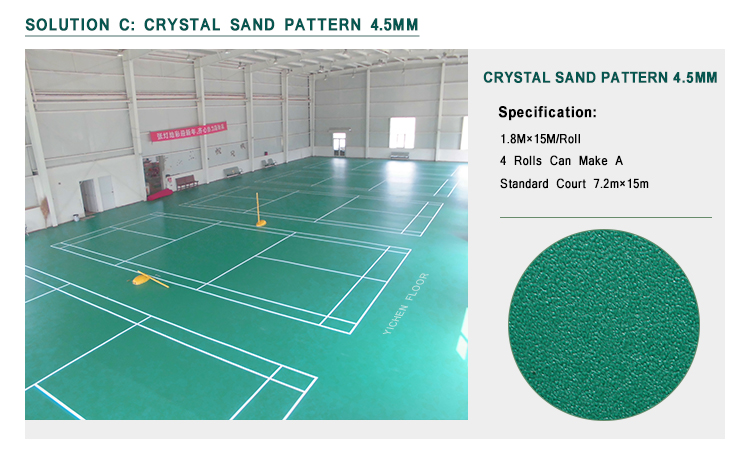 Durable badminton court mat wholesales