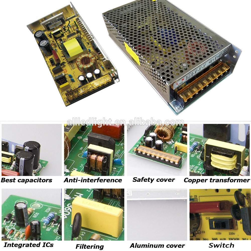 Factory Directly Sell  12v 5a power supply  60w  Lighting Transformer For LED Strip Light Switching Power Adapter Driver