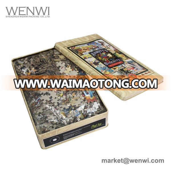 Cheap Custom Korea Paper Print Tin Box 2000 Pieces Large Jigsaw Puzzle