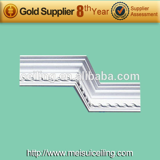 Manufacturer fireproof home decorative ceiling cornice/gypsum cornice