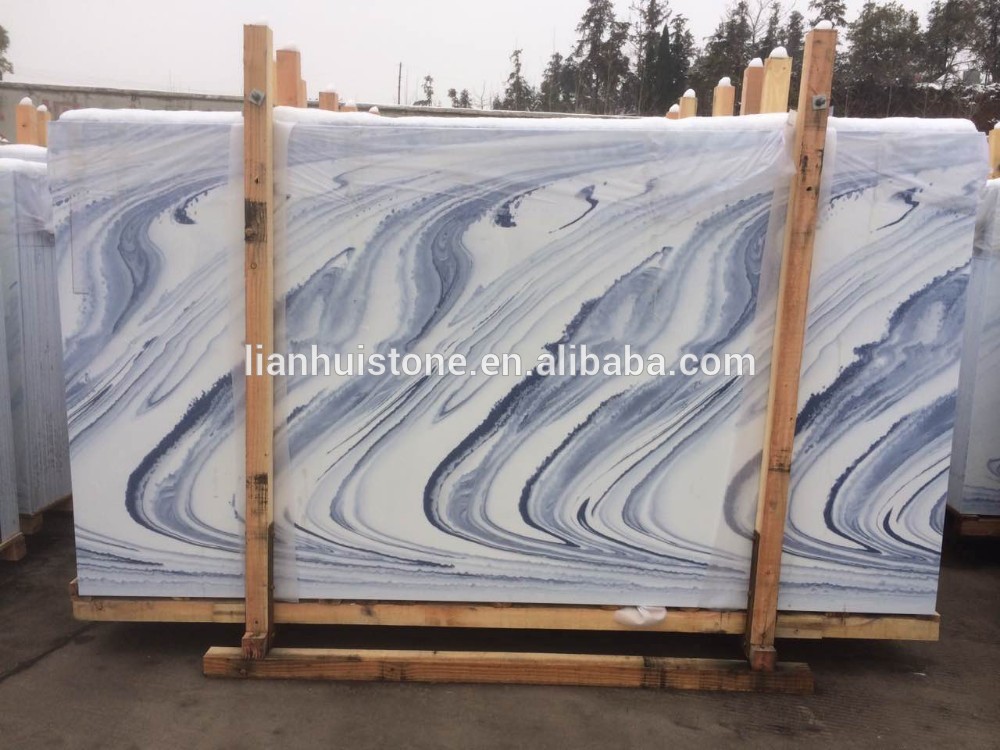 Blue wave Nano glass artificial stone