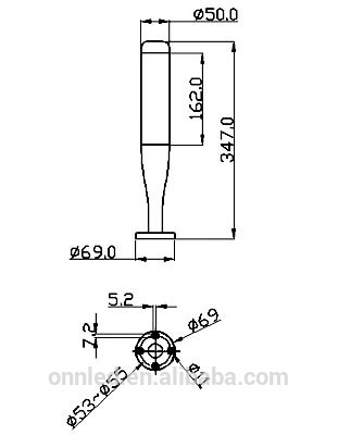 ONN-M4S 24v Decibel Alarm Warning Light For CNC Machine