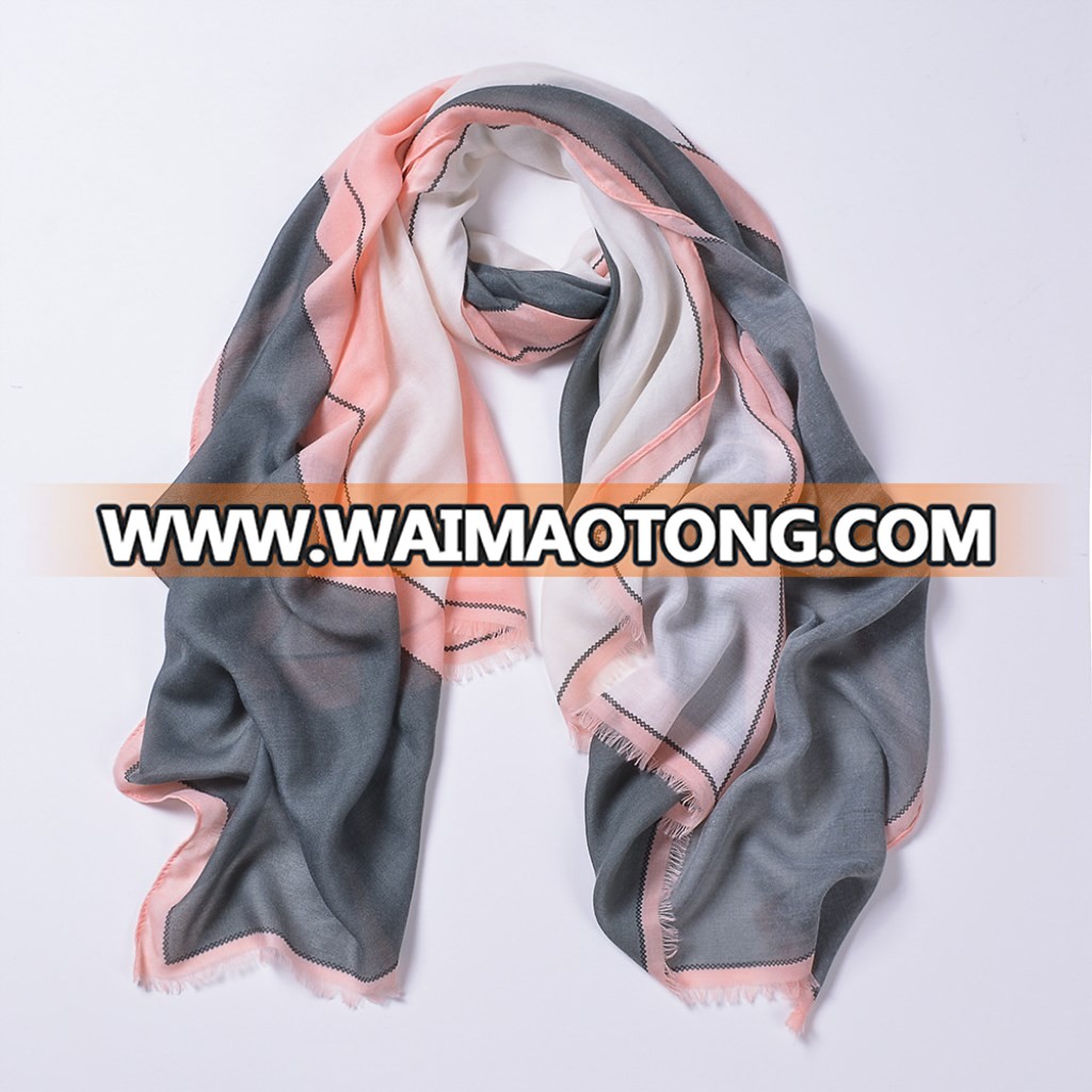 New Arrival Sheepskin cashmere multicolored rhombus short-sleeved printing spring and summer scarf fashion wild scarf