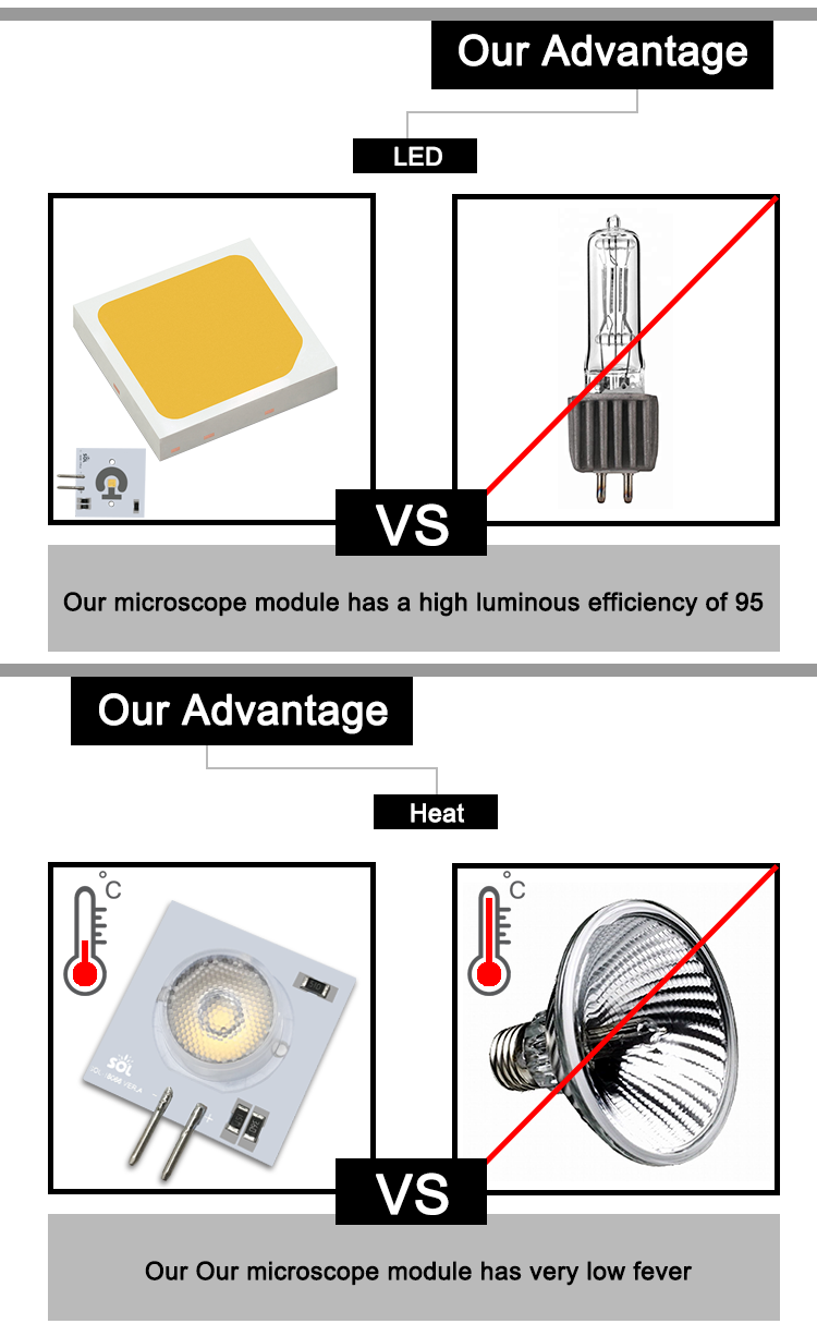 Hot sale best DC 6V Custom LED Microscope Light Module