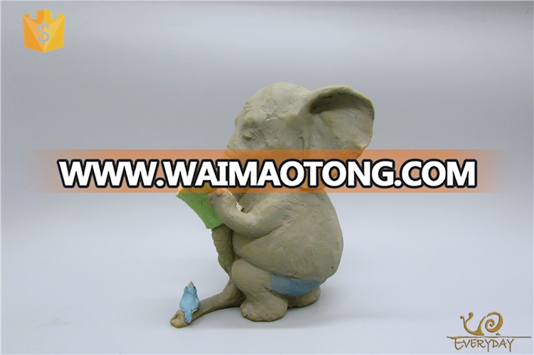 Factory Supplier China Wholesale Antique Elephant Statue Bulk Elephant Figurine for Wedding Table Decor