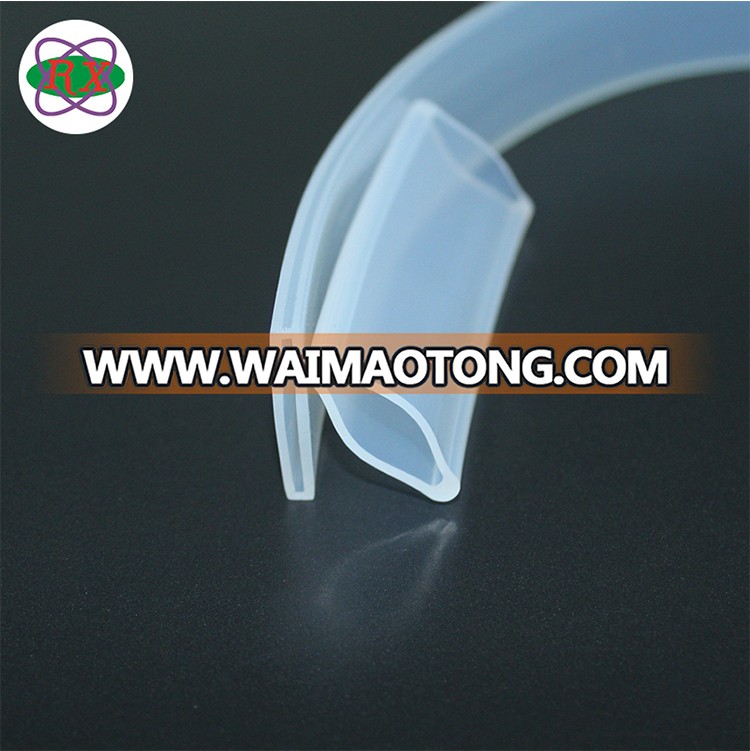 High quality rectangular thin wall silicone tube with custom size and color