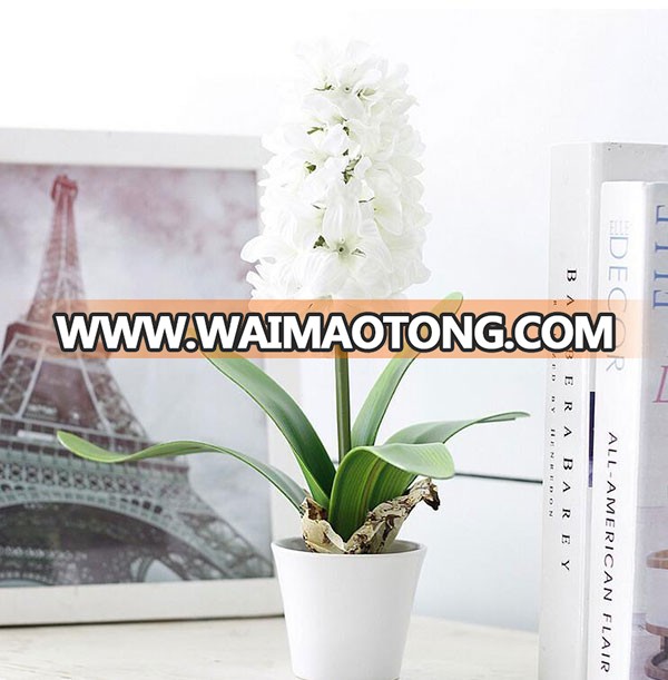 Hot style fabric artificial hyacinth bonsai forhome decoration