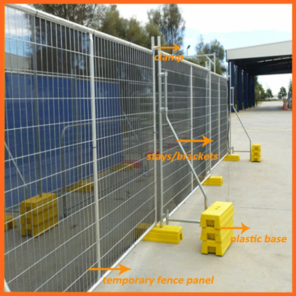 metal welded mesh fence for Construction Site Isolation