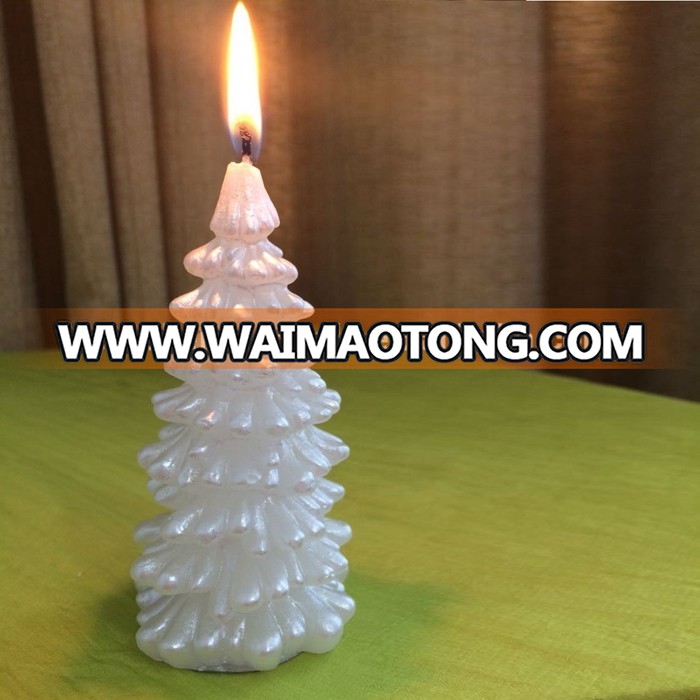 Wholesale funny christmas tree shape candles