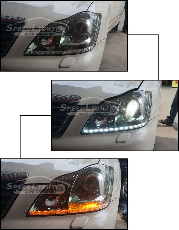 SpeedLight 2015 New Products 12V 24V 16W Universal LED Daytime Running Light With Turn Signal Function