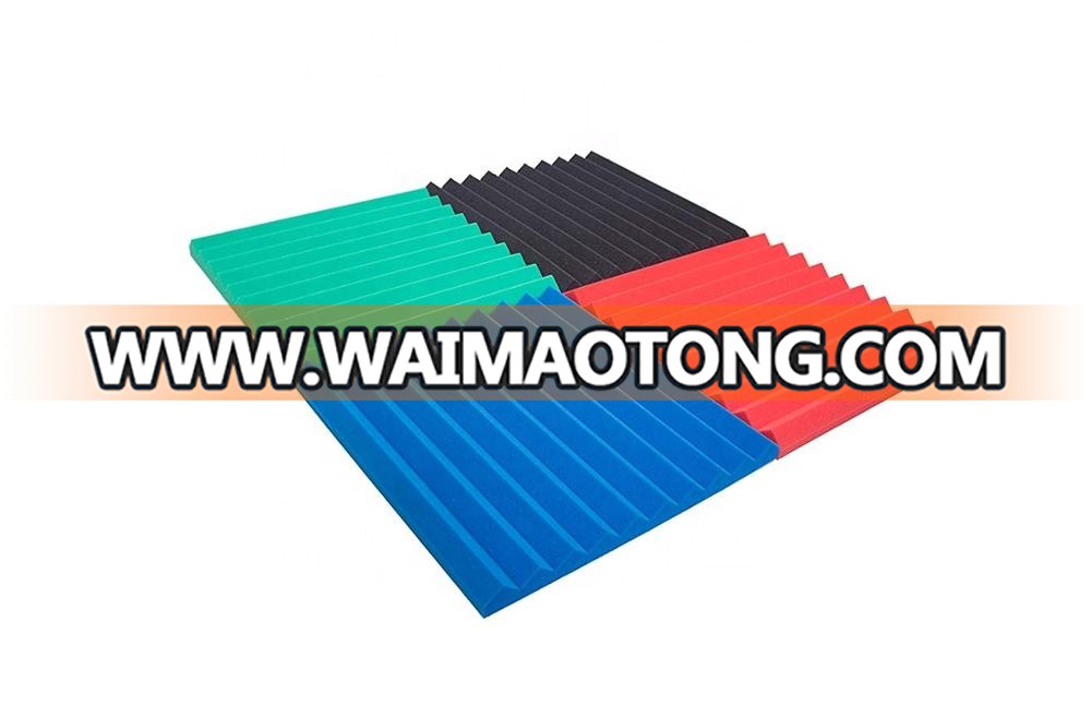 China Custom Small Wedge Shape Decorative Soundproof Home Music Studio Acoustic Polyurethane Foam Wall Panels