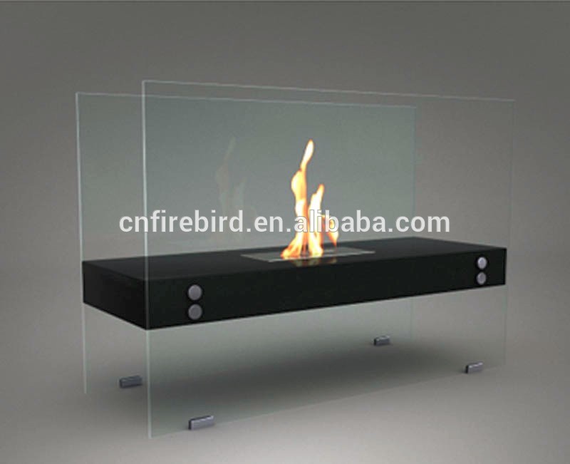 Bio ethanol fireplace freestanding FD27 with Stainless steel burner + Outdoor