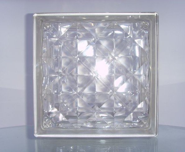 190*190*80 Clear Glass Block for kitchen /flooring