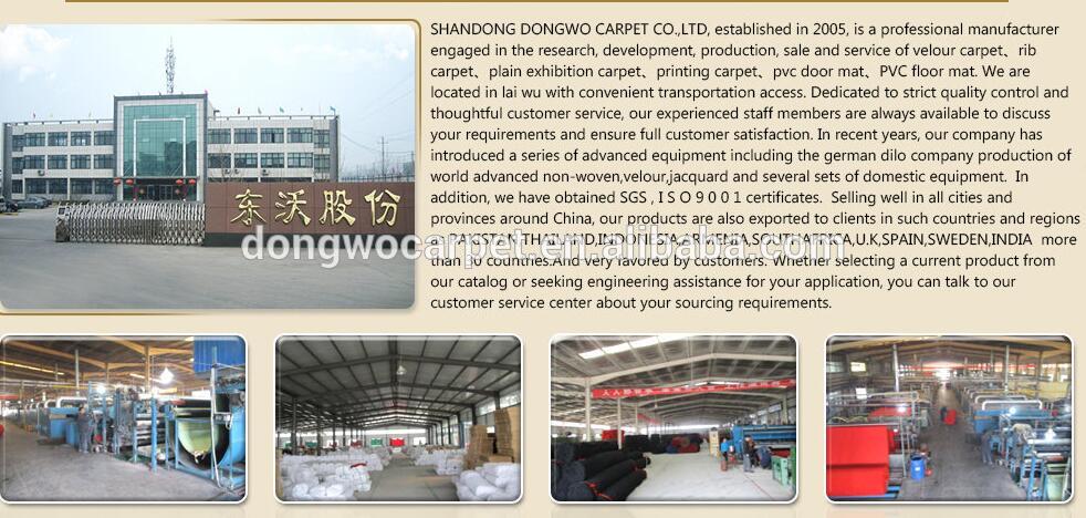 Wholesale price wall to wall carpet used for home office floor indoor outdoor