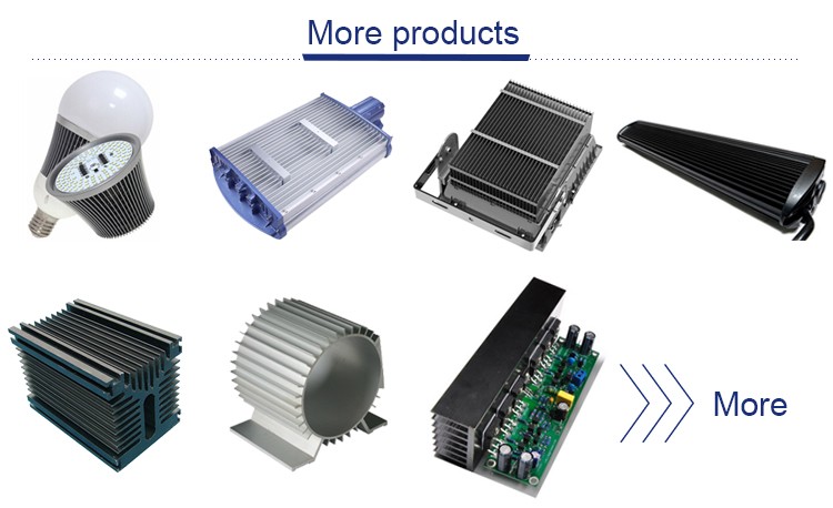 30w Extrusion Profile Aluminium Heatsink Cooling For Led Strip