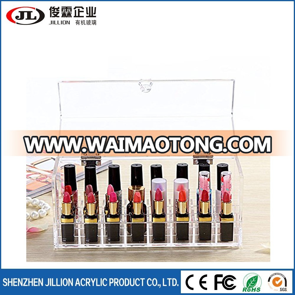 Acrylic Makeup Lip glosses Lipstick Organizer Made in China